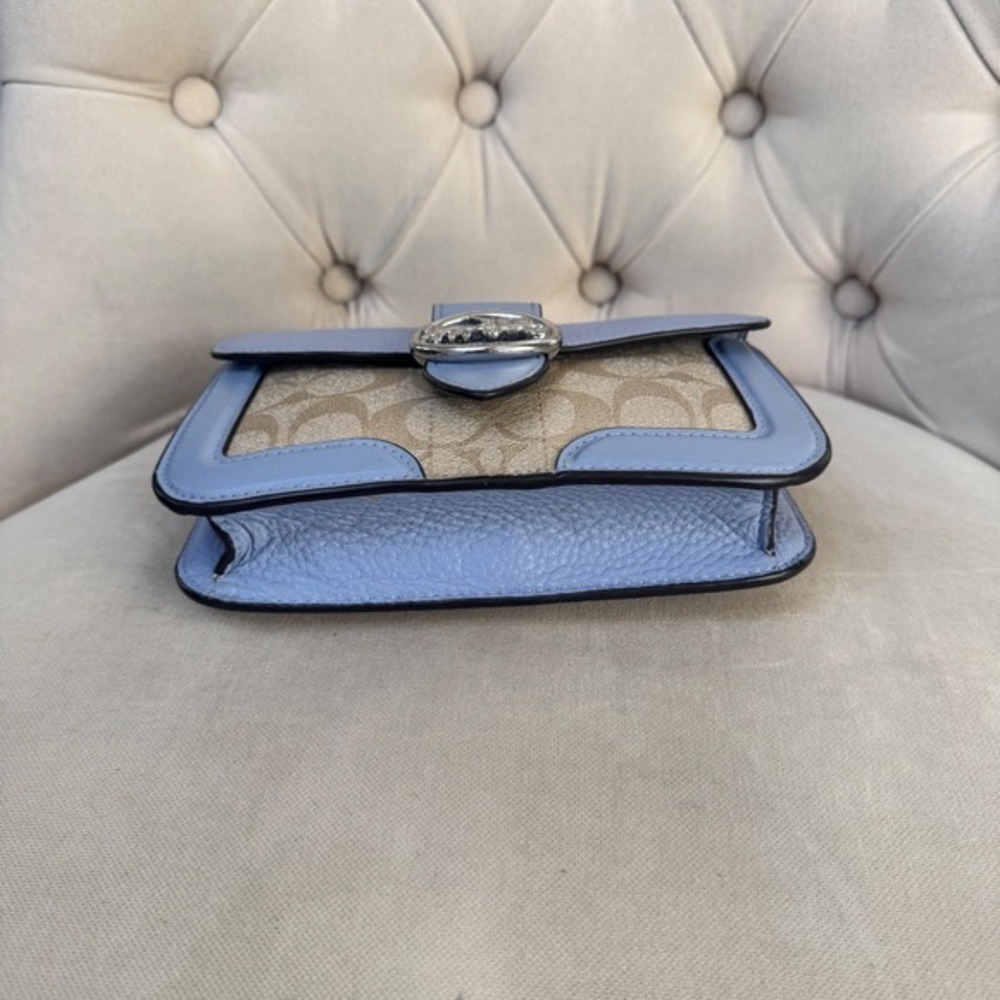 Coach Georgie Crossbody Signature Canvas Leather - Picture 6 of 15